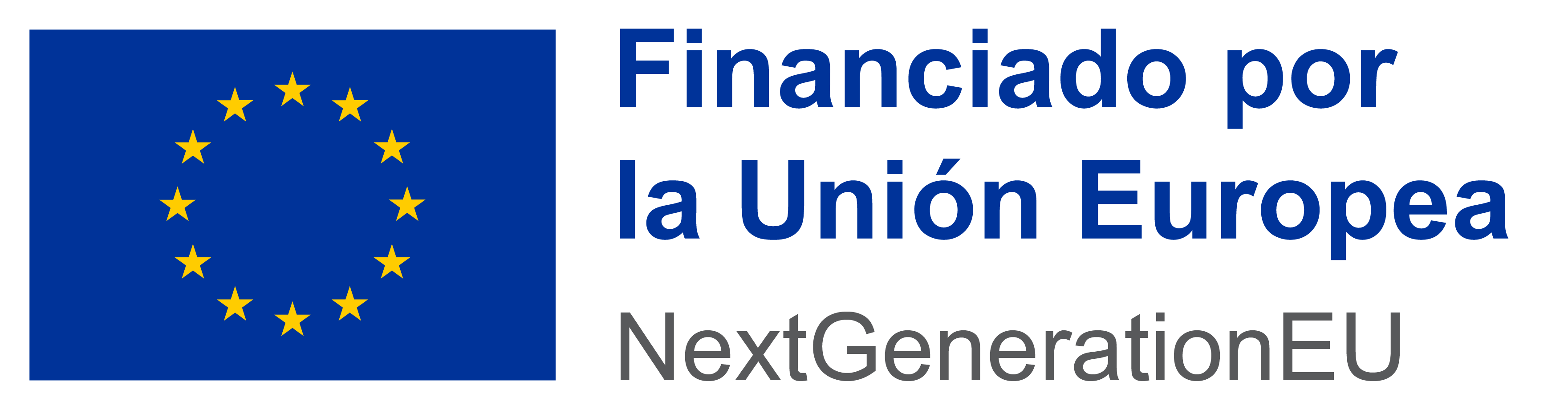 Logotipo Financiado por la Unión Europea – NextGenerationEU