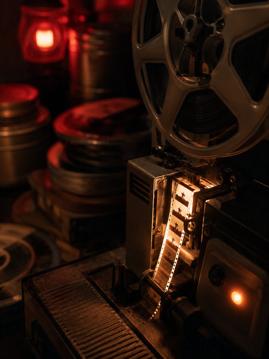 Película Super 8 pasando por el escáner de cine de Isla Film Lab